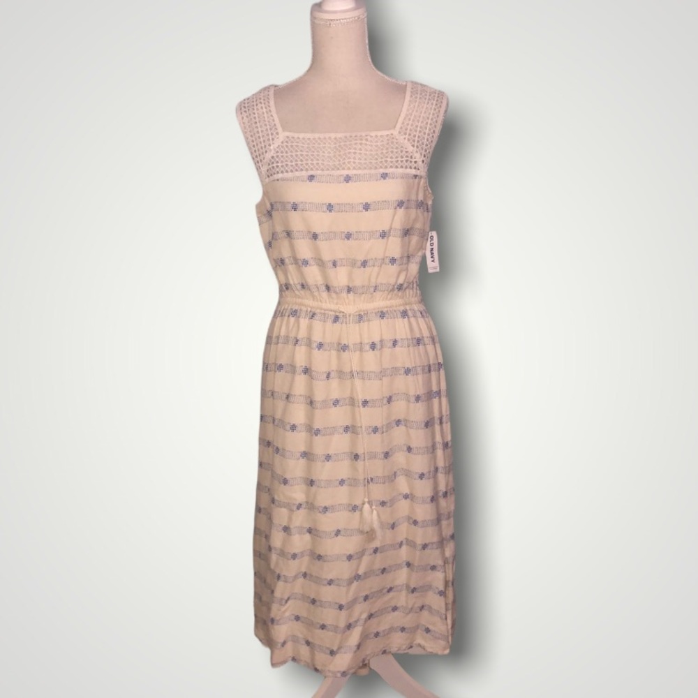 Old Navy linen sleeveless dress